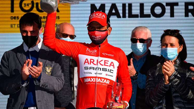 Nairo Quintana Tour de los Alpes Marítimos. 