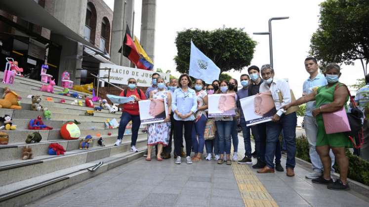 Protesta palacio de Justicia