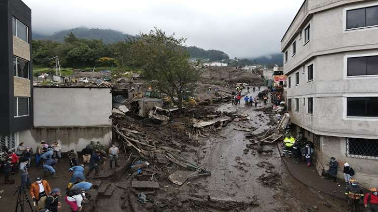 Aluvión ocasionó tragedia en Ecuador 