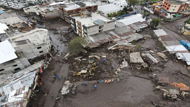 Aluvión ocasionó tragedia en Ecuador 