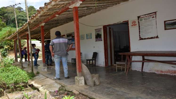 Las viejas casonas de las fincas sirven de estadía para los visitantes.