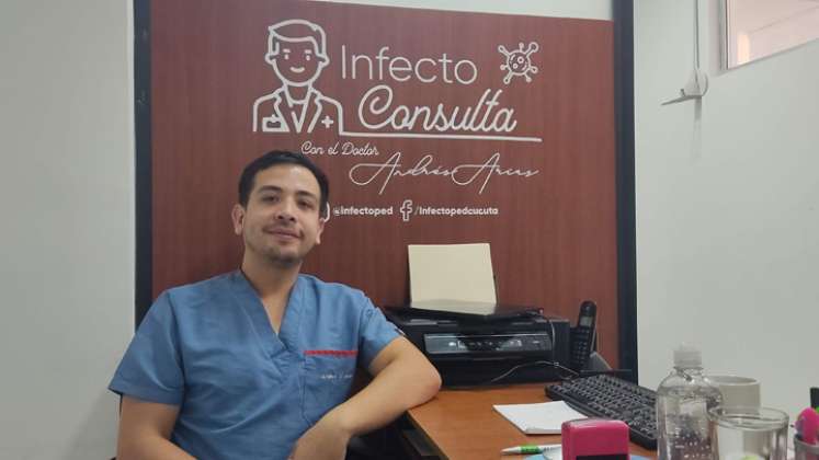 La Opinión conversó con el médico pediatra Andrés Felipe Arias, especialista en Infectología, sobre el panorama de la pandemia y qué se puede esperar. / Foto: Leonardo Oliveros