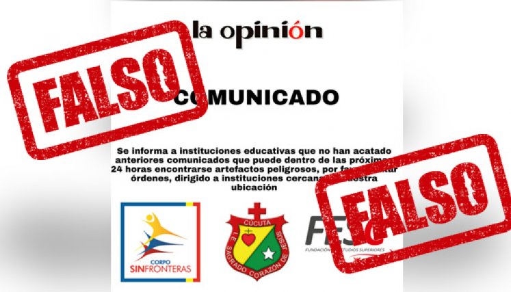 A nombre de La Opinión piden a estas instituciones cercanas a la sede del medio de comunicación “acatar las órdenes”.