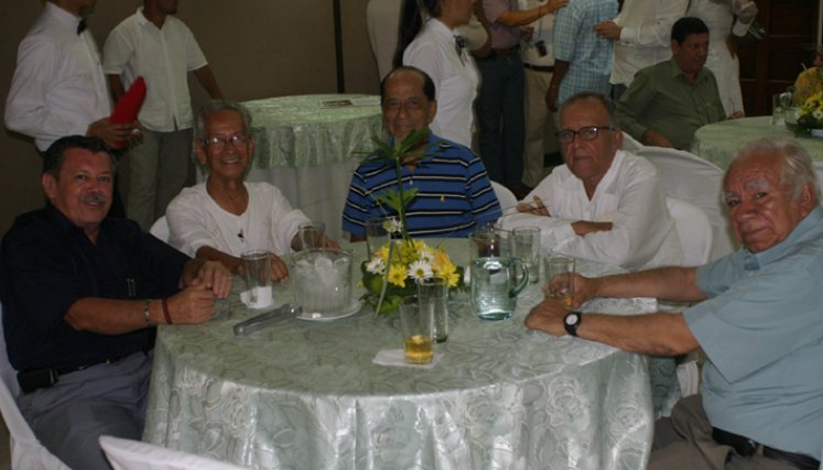 Rafael Mora Bonilla, Víctor Hernández, Justo Pastor Castellanos, Carlos Vásquez y Francisco Varela.