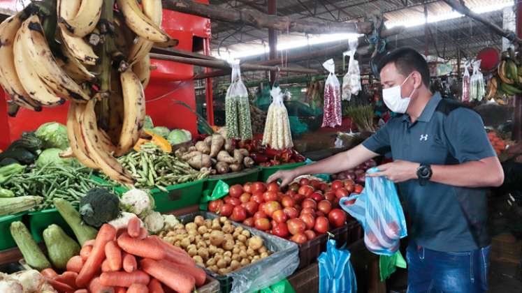 La inflación sigue al alza presionada por el costo de los alimentos / Foto: Archivo.