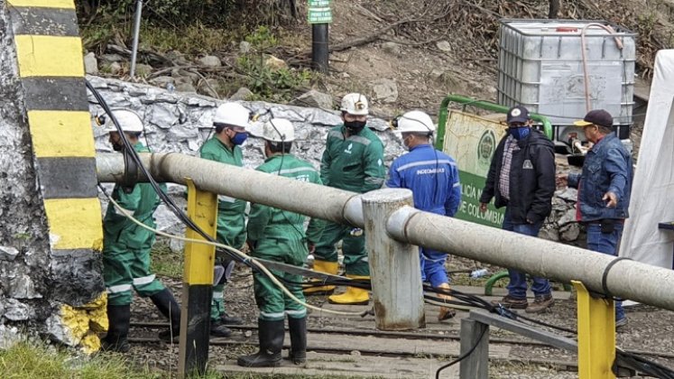 Accidente minero deja al menos 10 muertos y 5 desaparecidos en Tasco, Boyacá./Foto: AFP