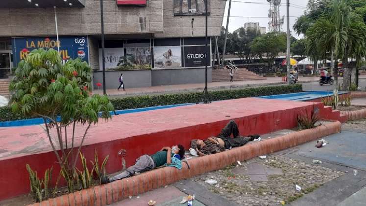 Parque Amelia dormitorio y baño público de los habitantes de la calle/Foto: Cortesía/La Opinión.