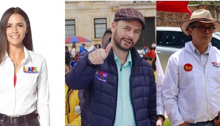 Gabriel Becerra, Heráclito Landínez y María Fernanda Carrascal