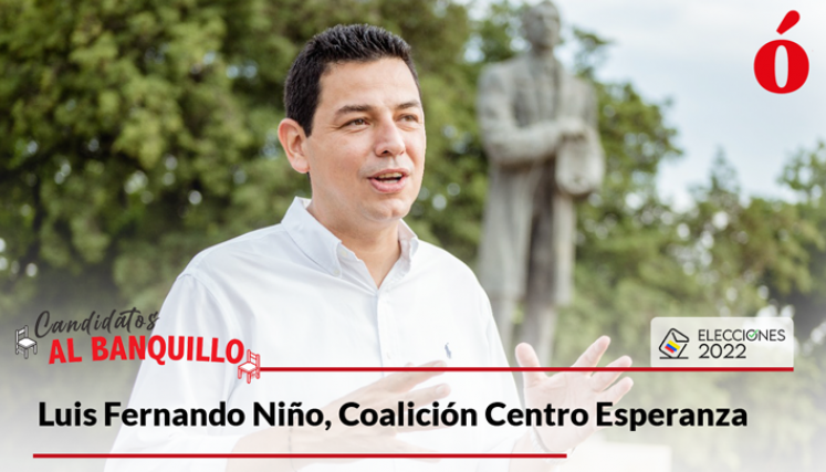 Luis Fernando Niño, en el banquillo