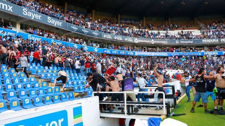 Violencia en el fútbol mexicano.