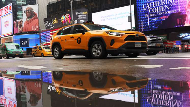 Taxis en Nueva York.