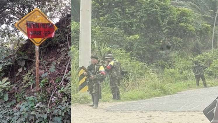 Ayer en la tarde, miembros de la disidencia de las Farc patrullaron varias zonas de Tibú.