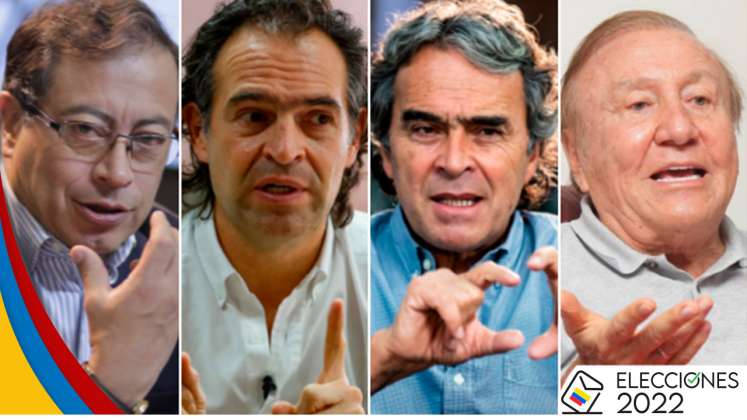 Candidatos presidenciales.