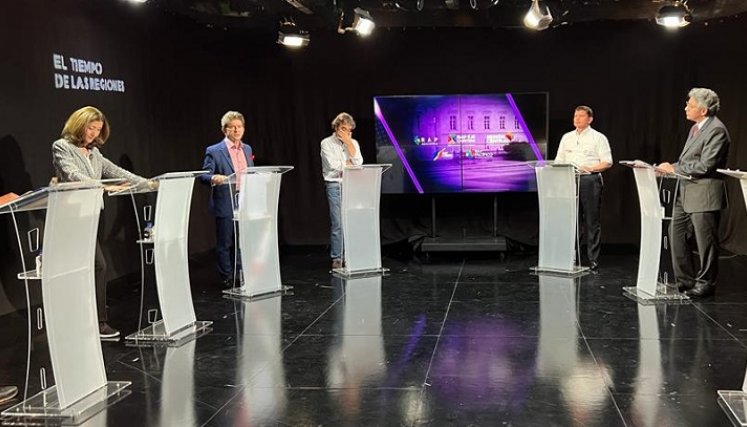 Candidatos presidenciales Los candidatos presidenciales estuvieron en el foro 'El tiempo de las regiones'./Foto cortesía