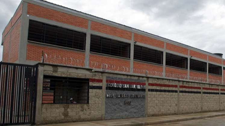 Colegio San Bartolomé en Cúcuta. / Foto: Archivo / La Opinión 