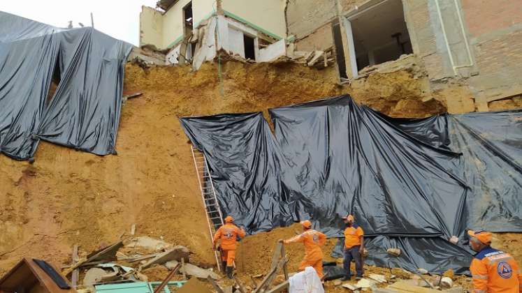 Esta es la novena casa que se cae desde que inició la emergencia. / Foto: Cortesía 