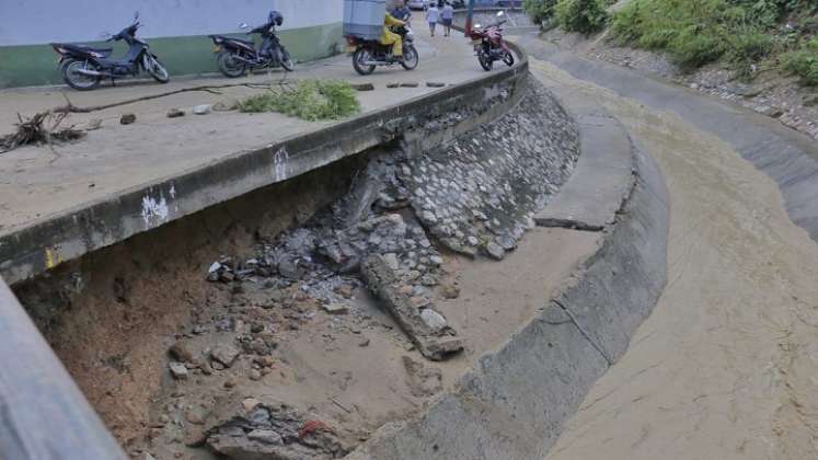 Los organismos de socorro de Ocaña se encuentran en máxima alerta ante los efectos de la ola invernal. Conjuntamente con los presidentes de las Juntas de Acción Comunal activarán los planes de contingencia. / Foto: Cortesía / La Opinión 