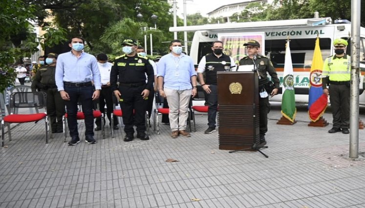 Lanzan Plan de Semana Santa en Cúcuta y Pamplona La actividad de la Mecuc se llevó a cabo en el parque Santander, al frente de la Catedral San José. / Foto: Jorge Gutiérrez / La Opinión