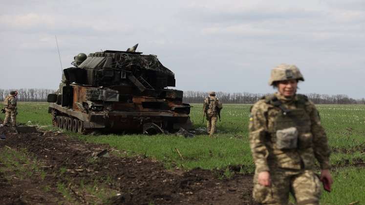 Ataque ruso a fabrica de armas