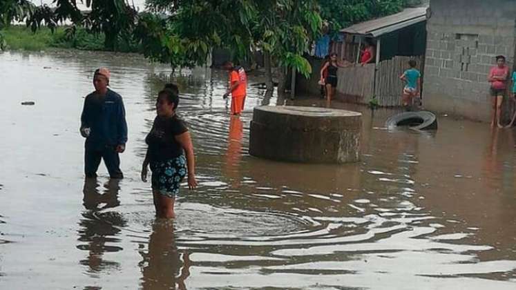 Inundaciones por el río Magdalena.