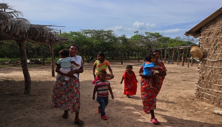 Niños mueren de hambre en la Guajira