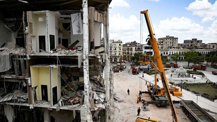 Explosión de un hotel en Cuba