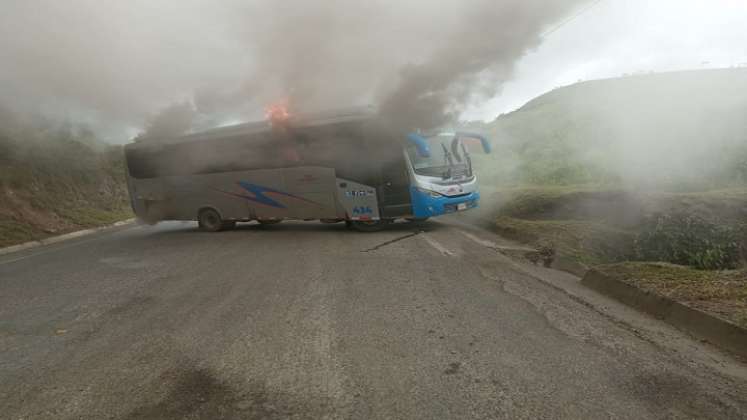 Paro armado en Colombia. / Foto: Colprensa / La Opinión 