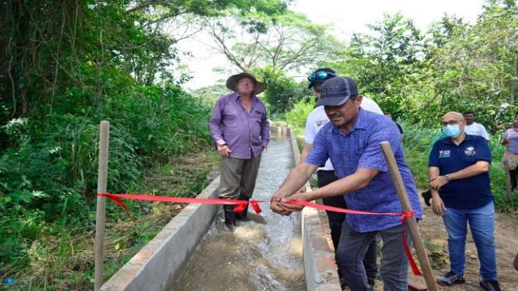 Esto mejorará la producción en más de 4 mil bultos de arroz en 40 hectáreas. /FOTO: Cortesía/La Opinión