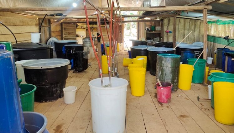laboratorio de cocaína