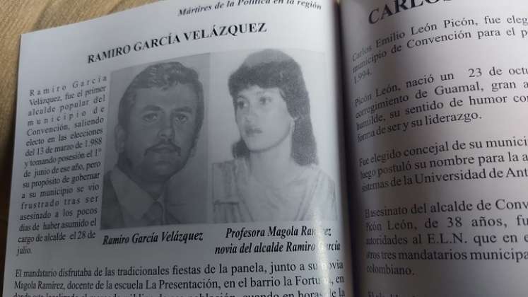 El asesinato del primer alcalde popular en Colombia ocurrió en Convención, Norte de Santander.