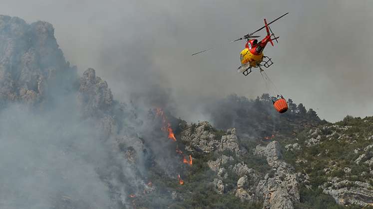 Incendio forestal en España