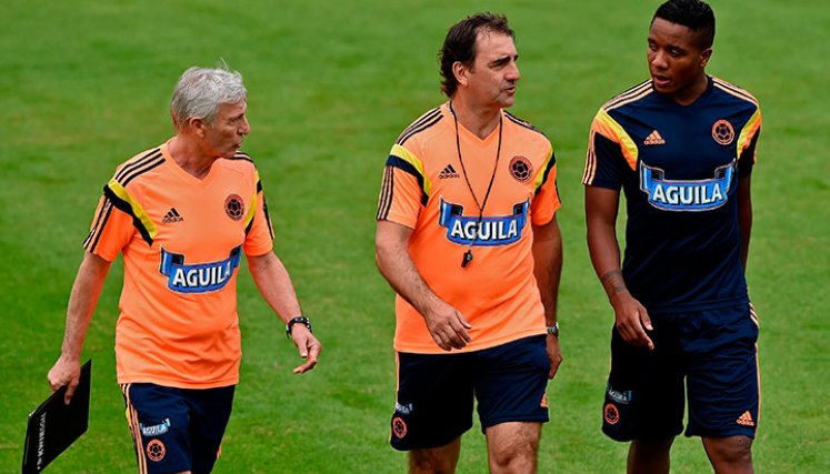 José Néstor Pékerman y Néstor Lorenzo en la Selección Colombia. 