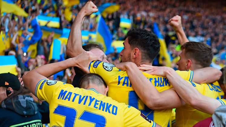 Ucrania jugará el repechaje mundialista a Catar 2022. Foto: AFP