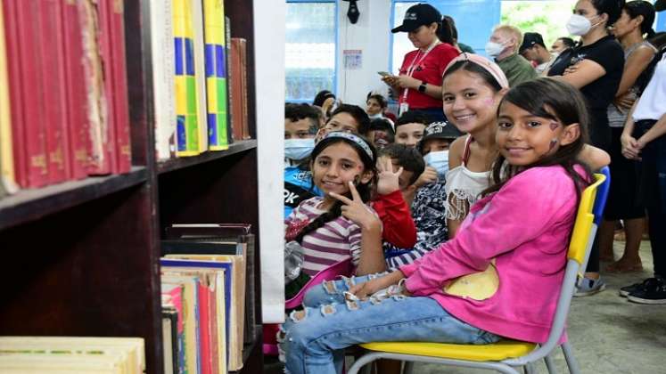 Los niños contarán con 1.600 libros, área de sistemas, área de información e impresión, área de estudio, área de recepción y el área de lectura y poesía. / Foto: Suministrada