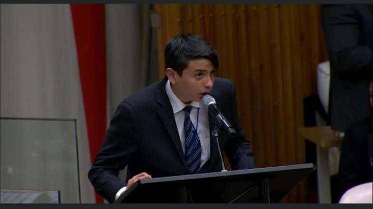 Joven cucuteño está en la Cumbre de Las Américas 