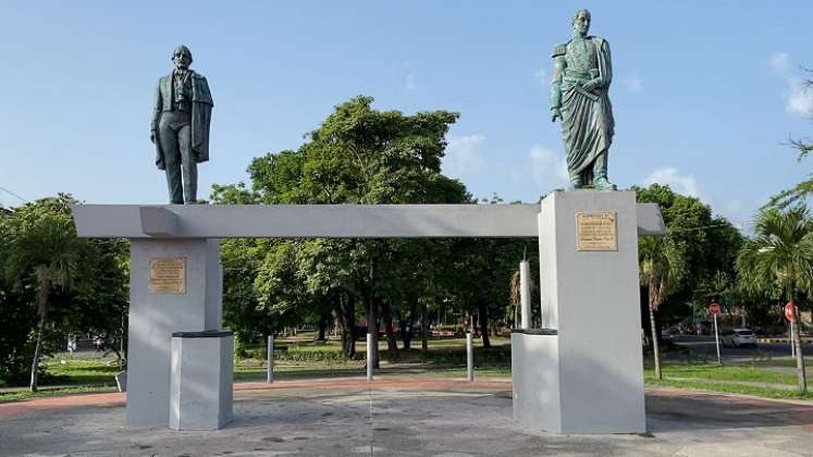 Monumento a la Confraternidad Bolivariana./Foto: Angie Barbosa.