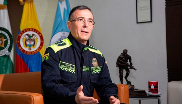 General Jorge Luis Vargas, director de la Policía.