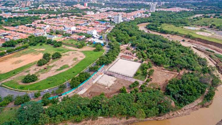 Vista aérea de las nuevas zonas recreativas que tendrá el parque Playa/Foto cortesía