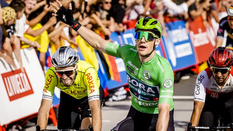 Sam Bennett, ha tenido un buen comienzo en la Vuelta a España.