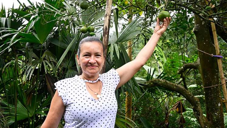 Martha Barreras en la finca 'La Belencita' 