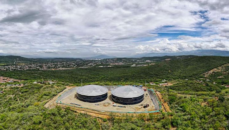 Tanques de almacenamiento de agua en Los Patios y Villa del Rosario./Foto cortesía