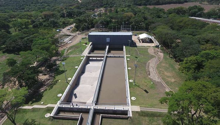 Desarenador del acueducto metropolitano en San Cayetano/Foto cortesía