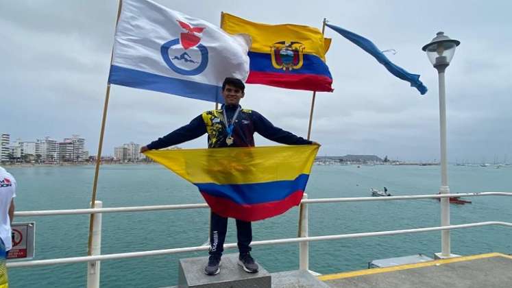 Alejandro Arévalo ganó dos medallas en Copa Pacífico./Foto: cortesía