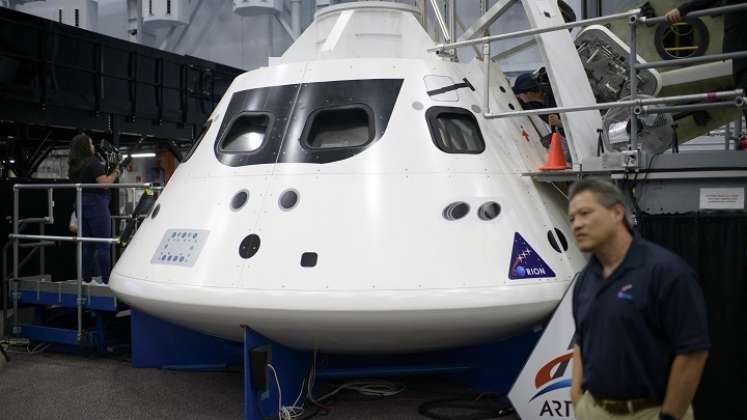 Todos se alistan en Houston para el regreso de la NASA a la Luna./Foto: AFP