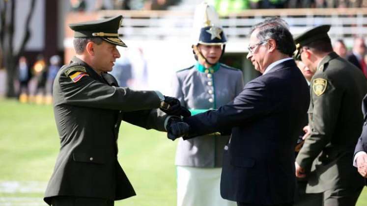 Henry Armando Sanabria tomó posesión como nuevo director de la Policía./Foto: cortesía