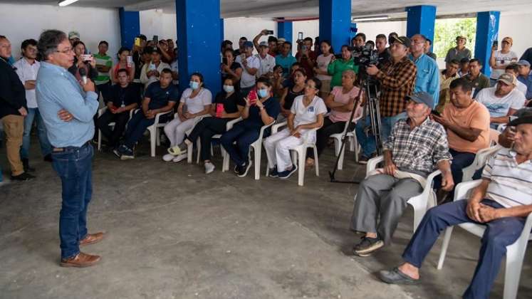 El presidente Gustavo Petro invitó a los colombianos a participar en los diálogos regionales vinculantes./Foto archivo Colprensa