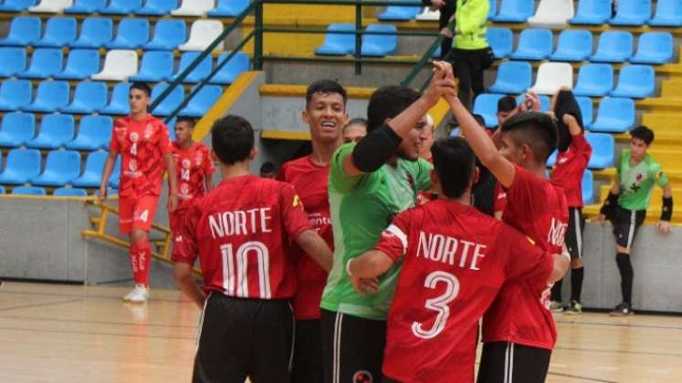 El fútbol sala de Norte de Santander también mostró garra en el zonal nacional.