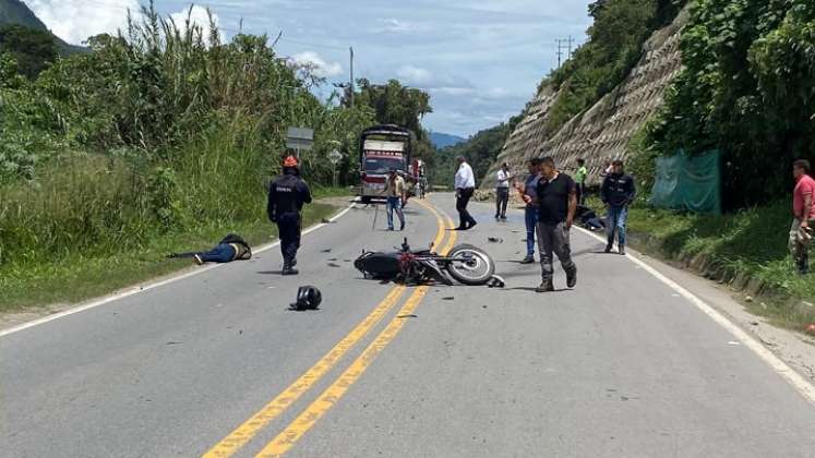 Accidente de tránsito.