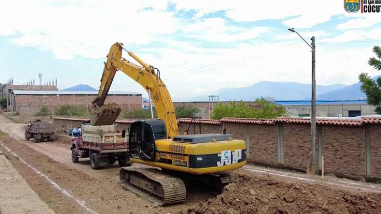 Por el barrio Aeropuerto se iniciaron las obras del Par Vial/Foto cortesía