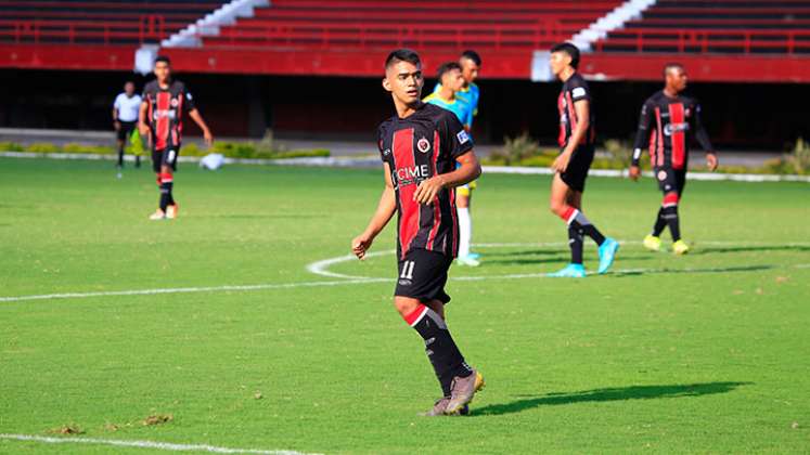 Cristian Díaz, delantero del Cúcuta Deportivo Sub-20. 